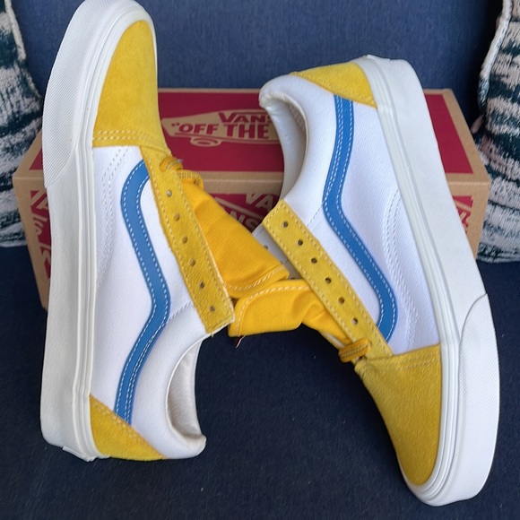 Vans Old Skool Sport Pop Yellow White WMNS - Picture 12 of 16